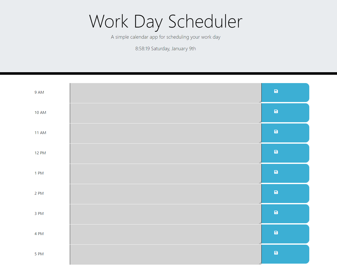 Daily Scheduler